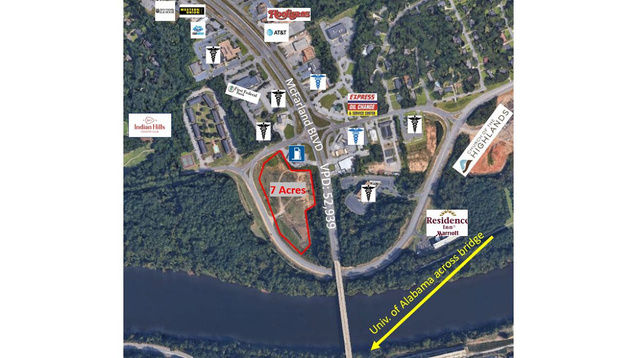 Rice Mine Rd Loop, Tuscaloosa, AL 35406 Land for Sale 7 Acres