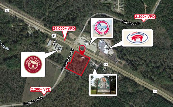 Pictures of Land property located at 3327 US 49, Florence, MS 39073 for sales - image #1