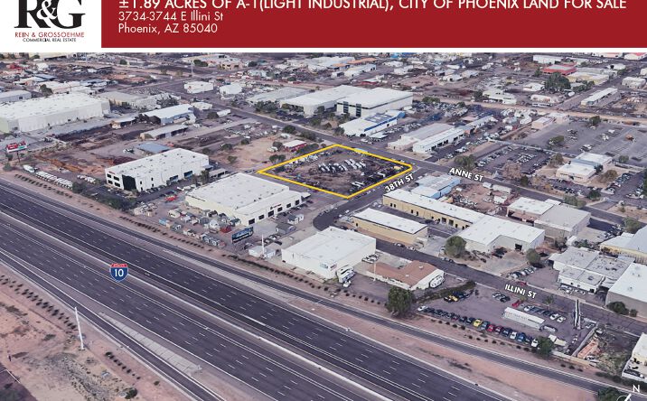 Pictures of Industrial, Land, Mixed Use property located at 3734 E Illini St, Phoenix, AZ 85040 for comps - image #1