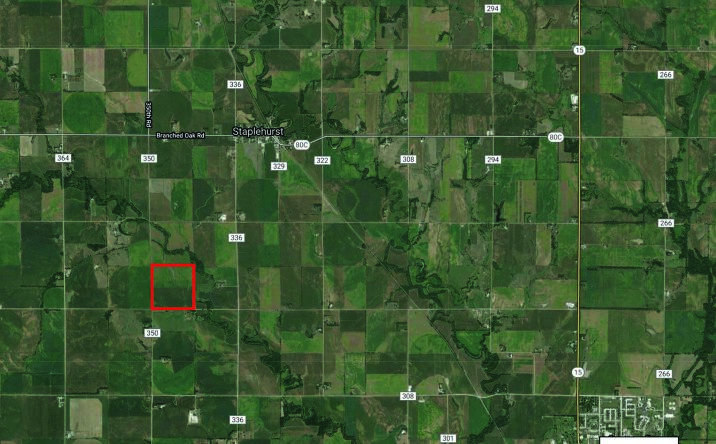 NEC Old Mill Road & County Road 350, Staplehurst, NE 68439 - Land for ...