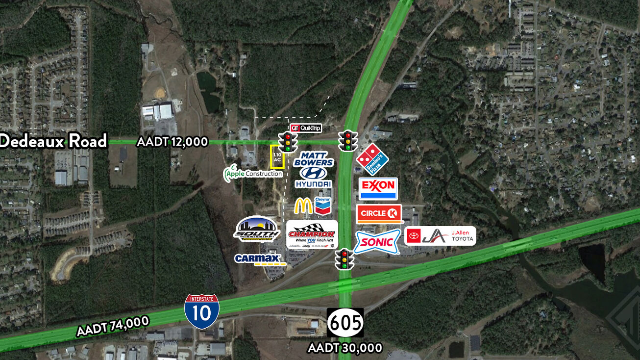 Pictures of Land property located at 12014 Dedeaux Rd, Gulfport, MS 39503 for sales - image #1