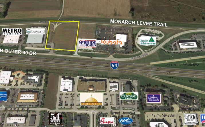 Pictures of Land property located at 17401-17481 N Outer Forty Rd, Chesterfield, MO 63005 for comps - image #1