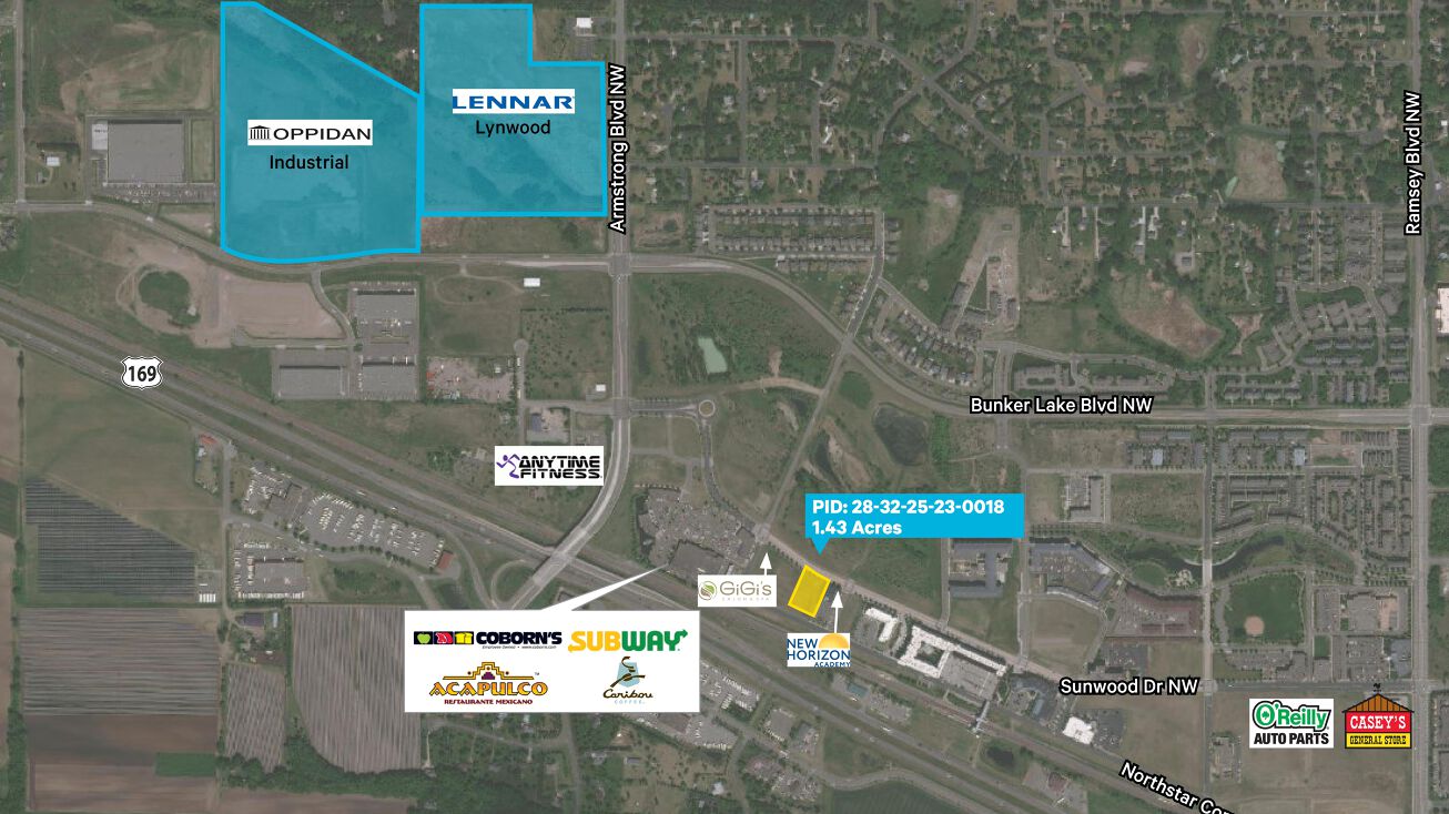 Zeolite St Nw & Sunwood Dr Nw, Ramsey, Mn, Oak Grove, MN 55303