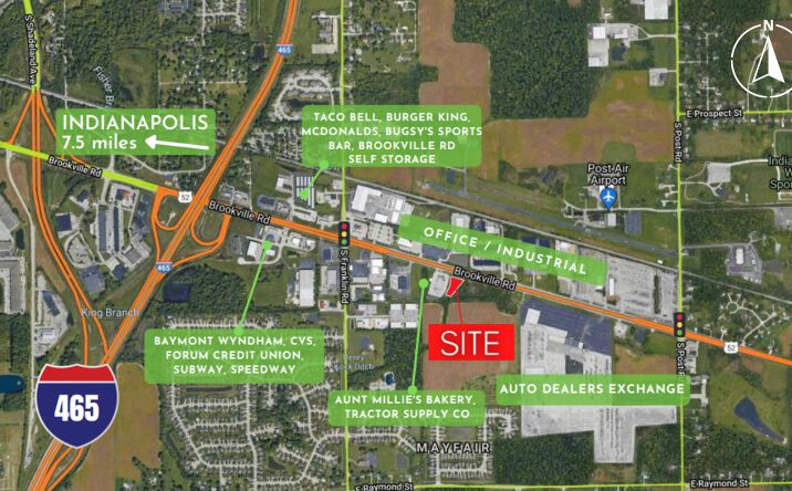 Pictures of Land property located at 8215 Brookville Rd, Indianapolis, IN 46239 for sales - image #1