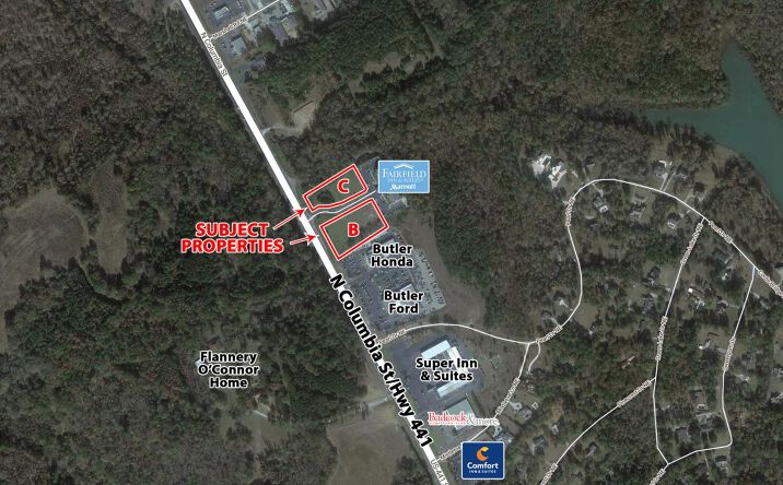 Pictures of Land property located at 2631 North Columbia St, Milledgeville, GA 31061 for sales - image #1