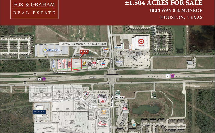 Pictures of Land property located at Beltway 8 & Monroe Rd, Houston, TX 77075 for sales - image #1