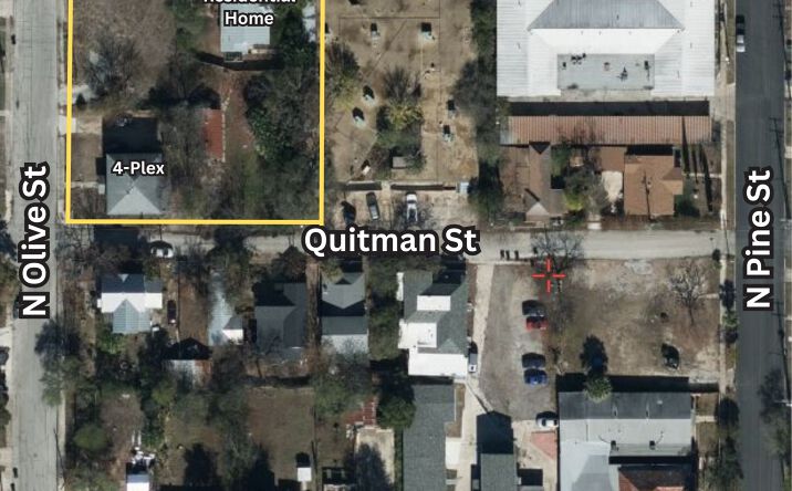 Pictures of Land property located at 802 and 806 E. Grayson and 1822 N. Olive, San Antonio, TX 78208 for sales - image #1