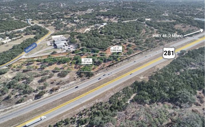 Pictures of Land property located at 401 & 417 Rodeo Drive, Bulverde, TX 78070 for sales - image #1