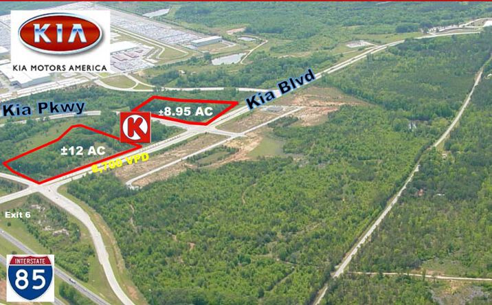 Pictures of Land property located at Kia Blvd, West Point, GA 30241 for sales - image #1