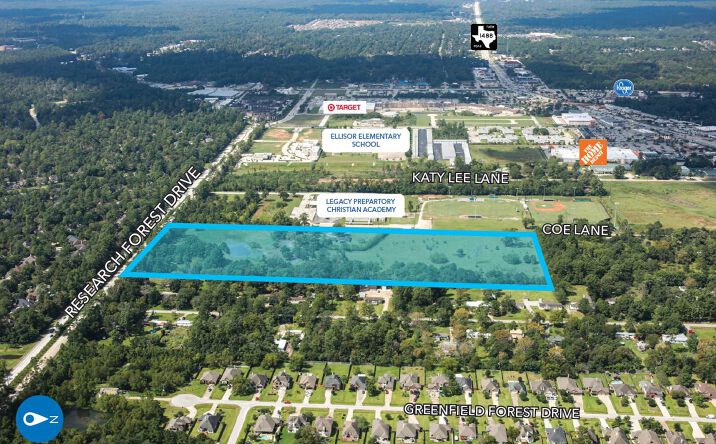 Pictures of Land property located at Research Forest Dr & Coe Ln, Magnolia, TX 77354 for sales - image #1