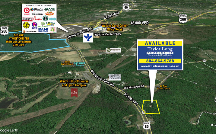 Pictures of Land property located at 16901 Midlothian Turnpike, Midlothian, VA 23113 for sales - image #1