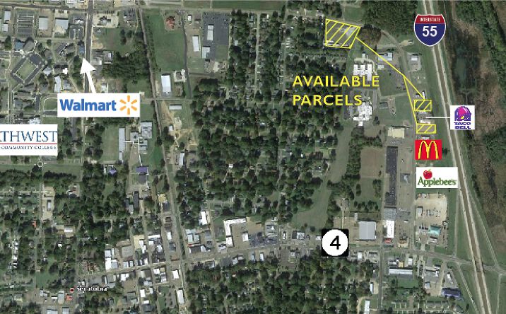 Pictures of Land property located at Norfleet Drive & Hwy 4,, Senatobia, MS 38668 for sales - image #1