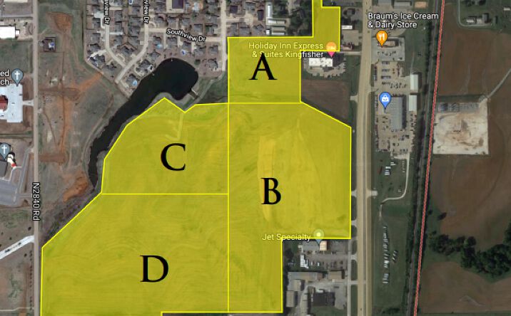 Pictures of Land property located at SW of Will Rogers & Highway 81, Kingfisher, OK 73750 for sales - image #1