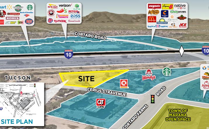 Pictures of Land property located at I-10 & Cortaro Farms Rd, Tucson, AZ 85742 for comps - image #1