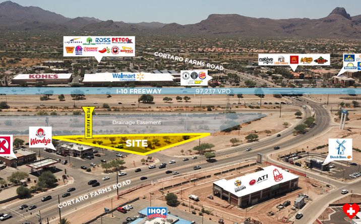 Pictures of Land property located at I-10 & Cortaro Farms Road, Tucson, AZ 85742 for comps - image #1