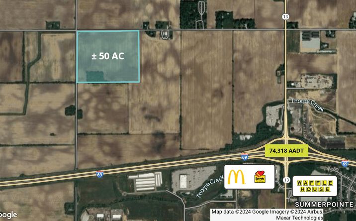Pictures of Land property located at 146th St. and County Line Rd., Ingalls, IN 46040 for sales - image #1