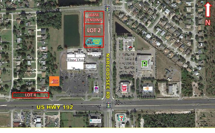 Pictures of Land property located at NW/Q Of US Highway 192 & Narcoossee Road, St. Cloud, FL 34771 for sales - image #1