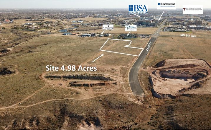 Pictures of Land property located at 9th & Coulter, Amarillo, TX 79106 for sales - image #1