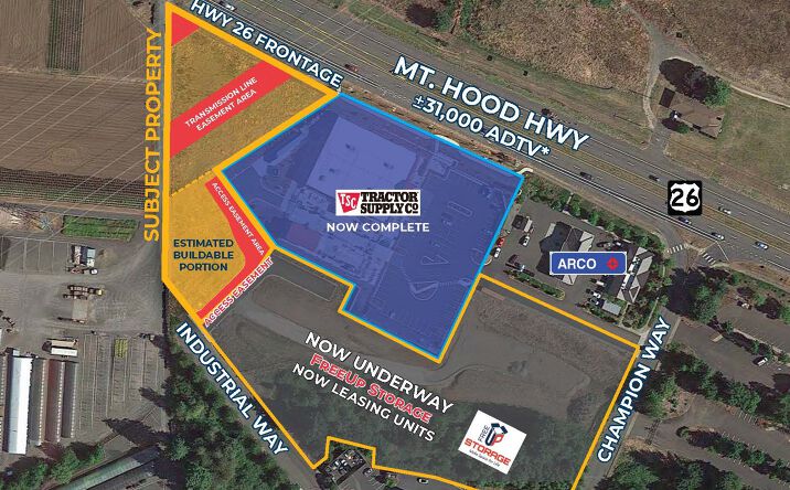 Pictures of Land property located at 35807 Industrial Way, Sandy, OR 97055 for sales - image #1