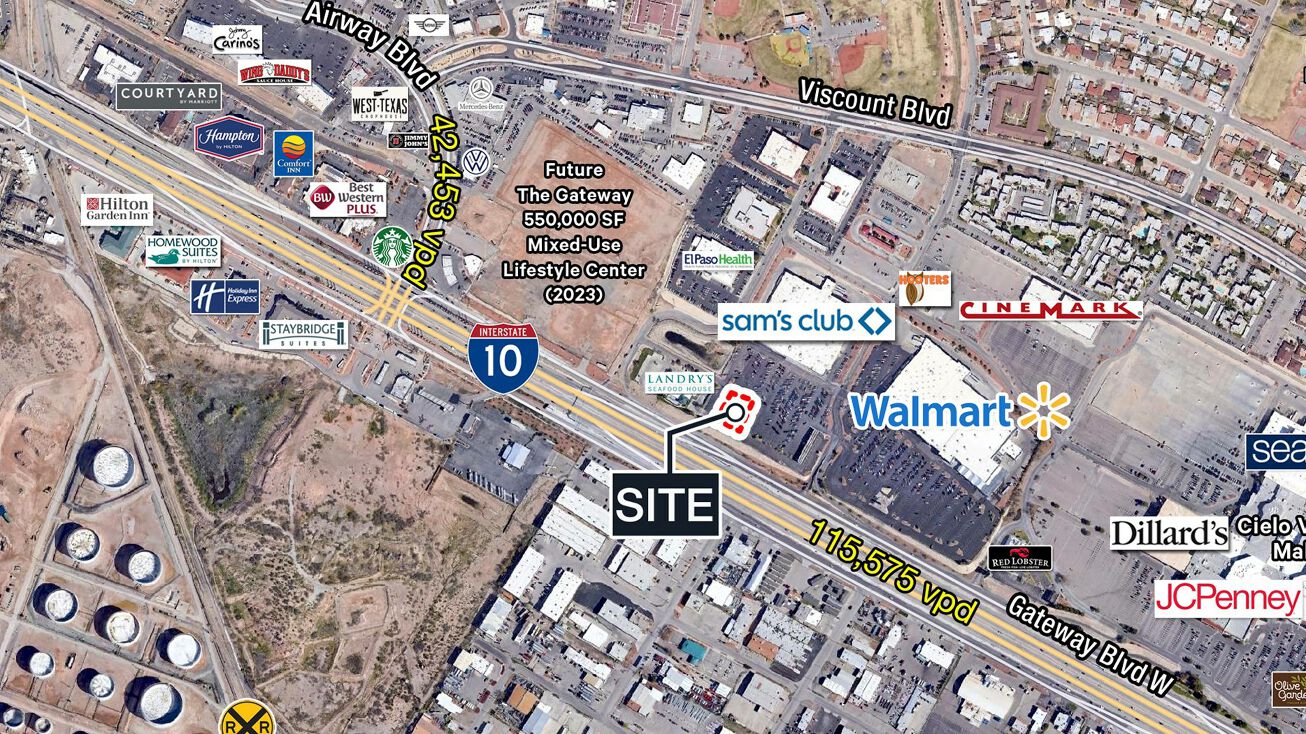 7001 Gateway Blvd, El Paso, TX 79925 - Land for Sale - Sam'S Club Pad ‐  East El Paso