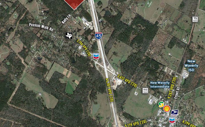 Pictures of Land property located at Kelly Ln, New Waverly, TX 77358 for sales - image #1