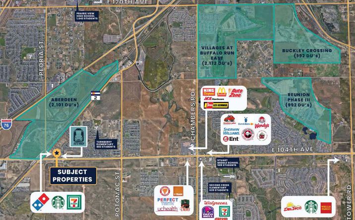 Pictures of Retail, Land property located at Nwc East 104 Th Avenue and Revere Street, Commerce City, CO 80022 for sales - image #1
