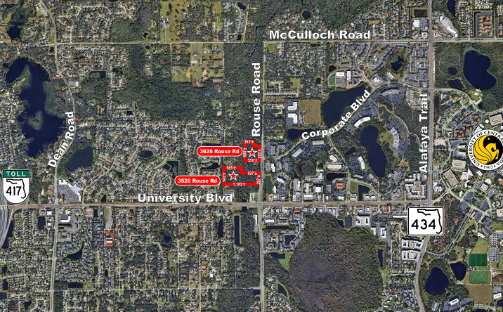 Pictures of Land property located at 3526 & 3626 Rouse Road, Orlando, FL 32817 for sales - image #1