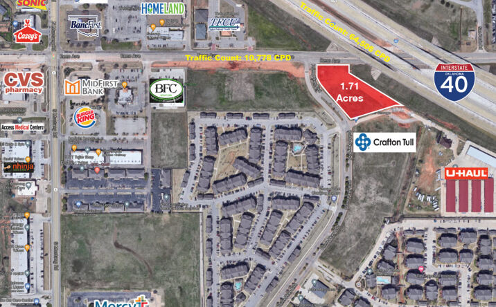 Pictures of Land property located at 200 Pointe Pkwy Blvd, Yukon, OK 73099 for sales - image #1
