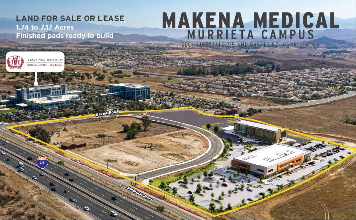 Pictures of Land property located at Sec Interstate 215 And Baxter Rd, Murrieta, CA 92563 for sales - image #1