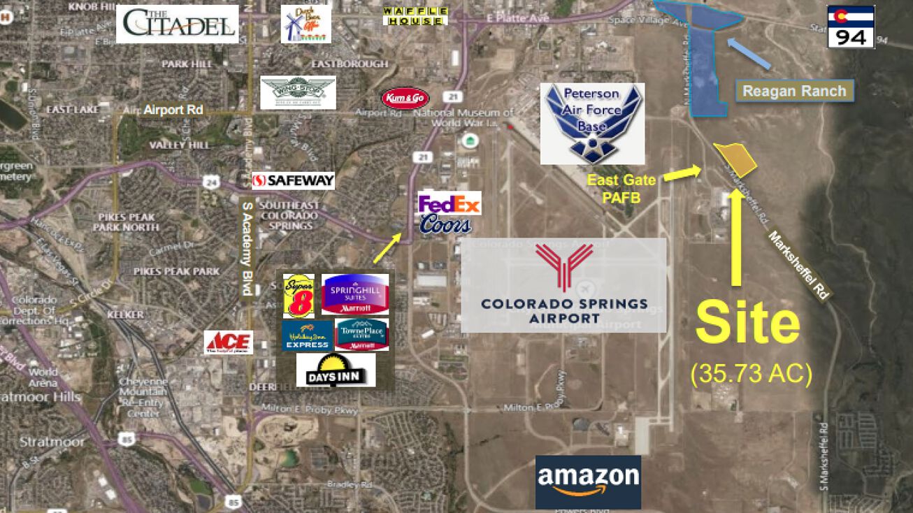 Marksheffel Rd Colorado Springs Co 80925 Land For Sale Marksheffel Rd Development Opportunity