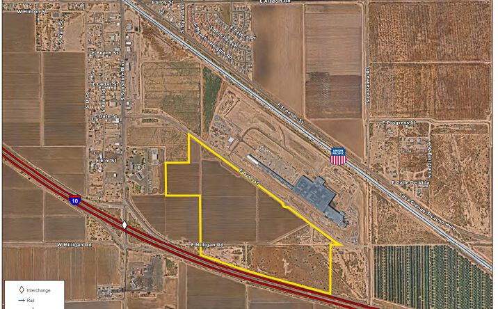 Pictures of Land property located at NEC I-10 & Sunshine Boulevard, Eloy, AZ 85131 for sales - image #1