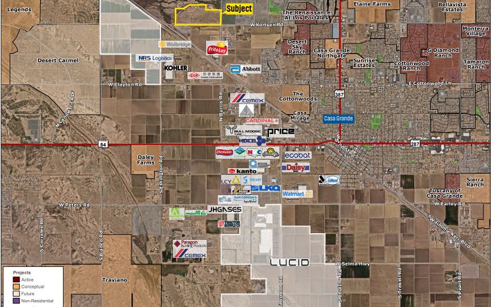 Pictures of Land property located at NWC or Burris Road & Kortsen Road, Eleven Mile, AZ 85122 for sales - image #1