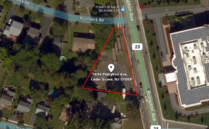 Pictures of Land property located at 694 Pompton Avenue, Cedar Grove, NJ 07009 for sales - image #1