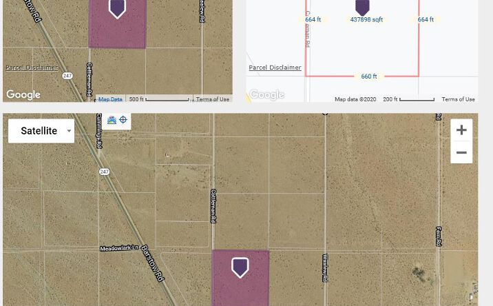 Pictures of Land property located at Cattleman Rd, Lucerne Valley, CA 92356 for sales - image #1