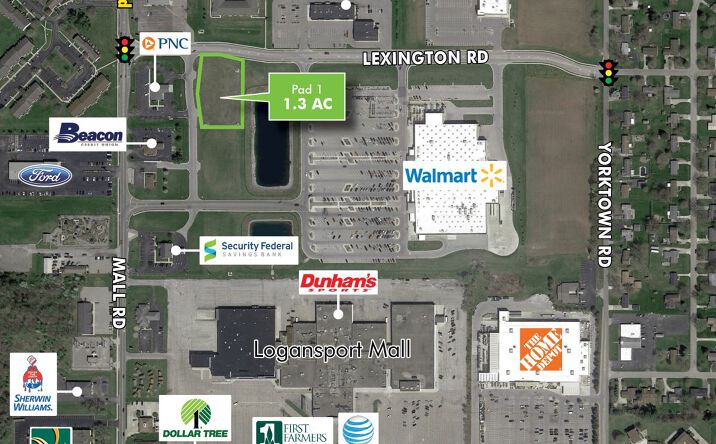 Pictures of Land property located at 240 Mall Road (Pad 1), Logansport, IN 46947 for sales - image #1