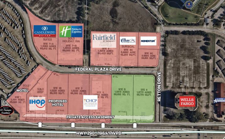 Pictures of Land property located at US 290 & Federal Plaza Dr, Houston, TX 77092 for sales - image #1