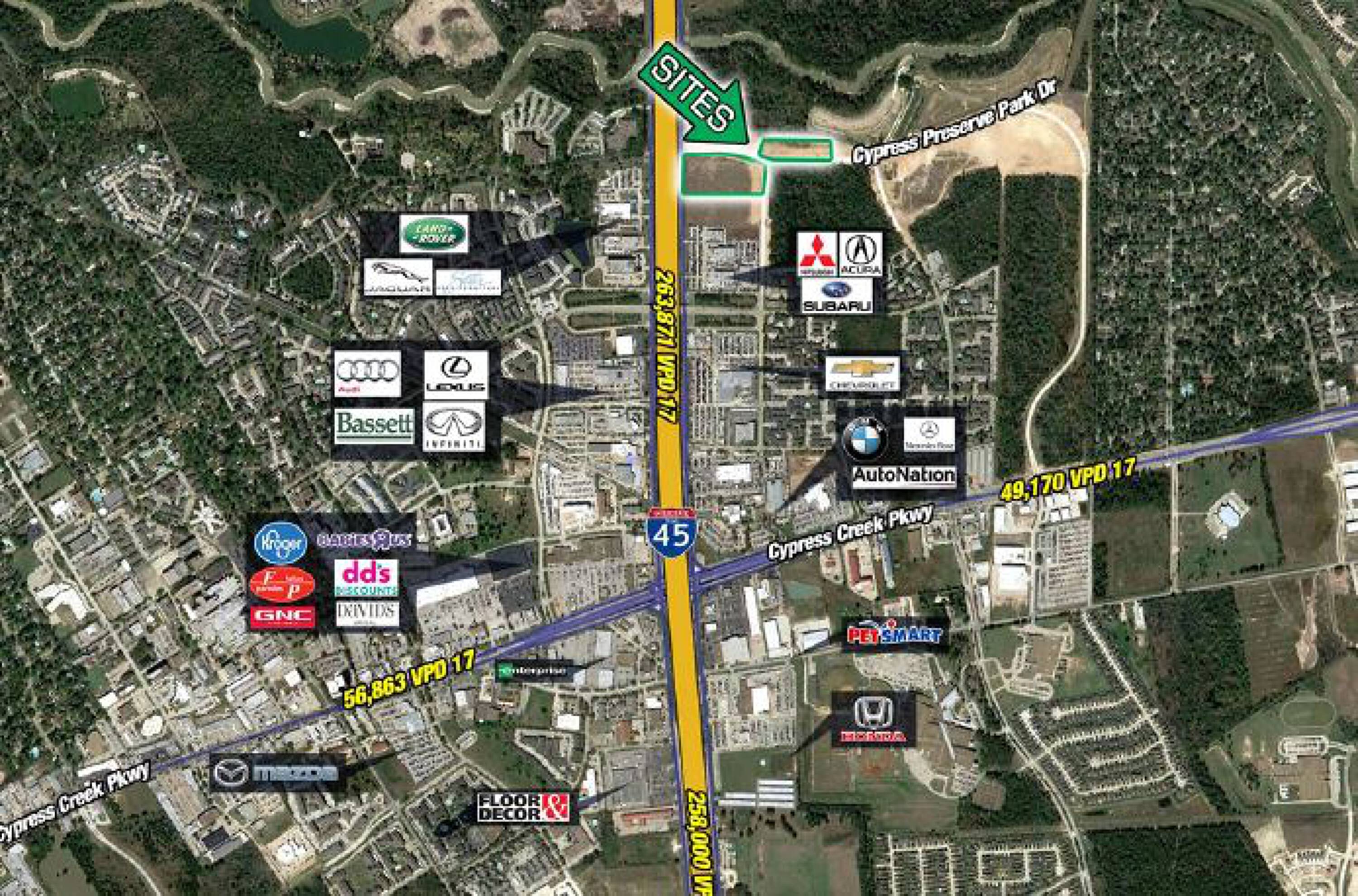 I-45 N & Cypress Preserve