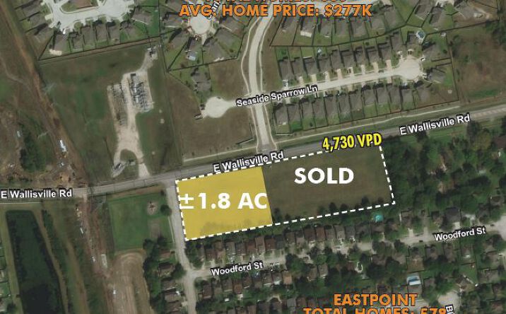 Pictures of Land property located at E Wallisville Rd & Eastpoint Blvd, Baytown, TX 77521 for sales - image #1