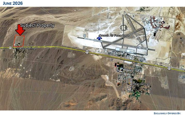 Pictures of Land property located at 28460 US-95, Indian Springs, NV 89018 for sales - image #1