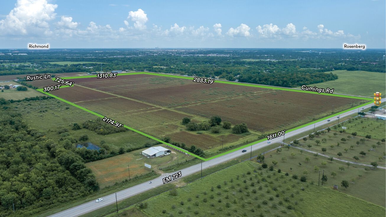 101.95 AC on FM 723 & Cumings Rd, Rosenberg, TX 77471 Land for Sale