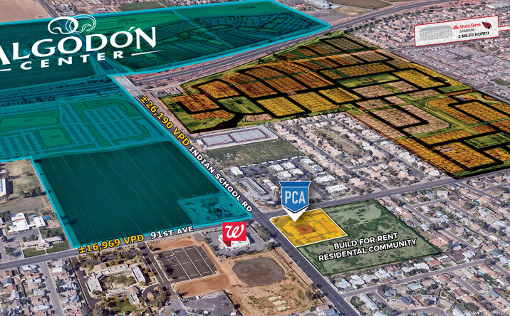 Pictures of Office, Land property located at 91st Ave & Indian School Rd, Phoenix, AZ 85037 for sales - image #1