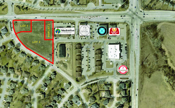 Pictures of Land, Mixed Use, Office, Retail property located at 168th & Blondo Street, Omaha, NE 68118 for sales - image #1
