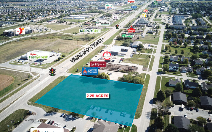 Pictures of Land property located at SW Corner of Hickman Road & 2nd Street, Waukee, IA 50263 for sales - image #1