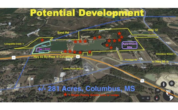 Pictures of Land property located at Sand & Tuscaloosa Rd, Columbus, MS 39702 for sales - image #1