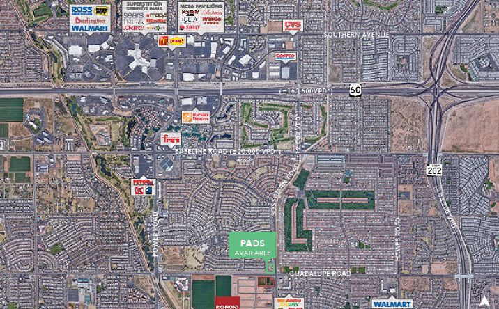 Pictures of Land, Retail property located at 2736 S Sossaman Road, Mesa, AZ 85209 for sales - image #1