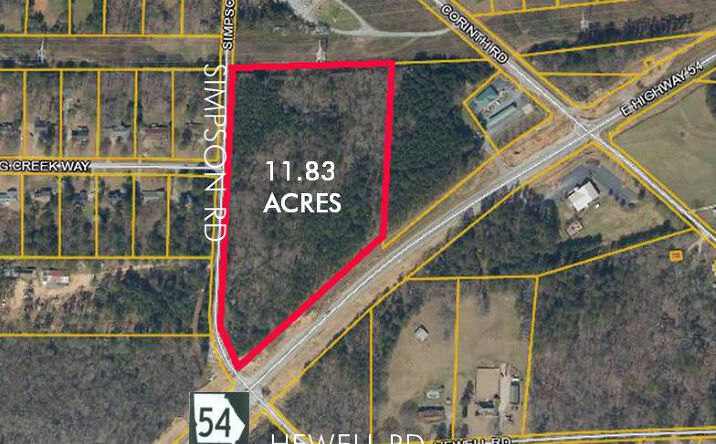 Pictures of Land property located at Hwy 54 E & Simpson Road, Fayetteville, GA 30214 for sales - image #1