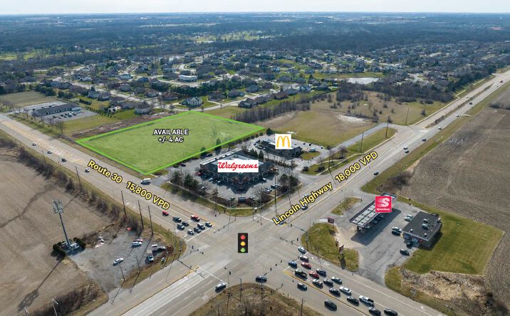 Pictures of Land, Retail property located at Rt 30 & Harlem Ave, Frankfort, IL 60423 for sales - image #1