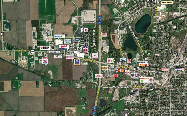 Pictures of Land property located at NEC Market Street & Wylie Drive, Bloomington, IL 61705 for sales - image #1