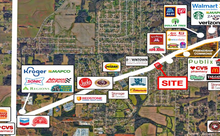 Pictures of Land property located at Winchester Rd. & Oletimers Rd, Moores Mill, AL 35811 for sales - image #1