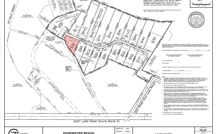 Pictures of Land property located at 101 Edgewater Drive, Erie, PA, North East, PA 16428 for sales - image #1